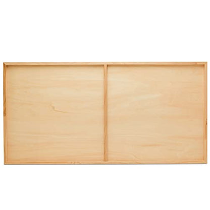 Birch Painting Panel 18 x 36 x 3/4-inch, Large Wood Canvas Boards for Painting, Blank Sign for Wall Art Sets, by Woodpeckers - size: 18 x 36