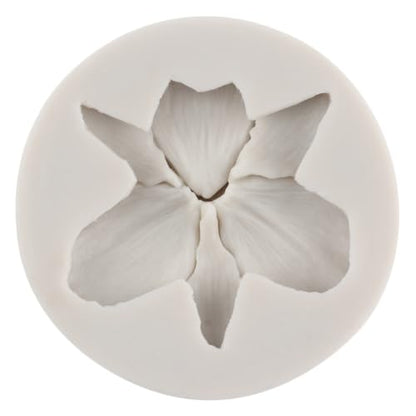 Orchid Flower Polymer Clay Mold Orchid Silicone Molds for DIY Crafts Epoxy Resin Casting Air Dry Polymer Clay Plaster Jewelry Making - color: Style K