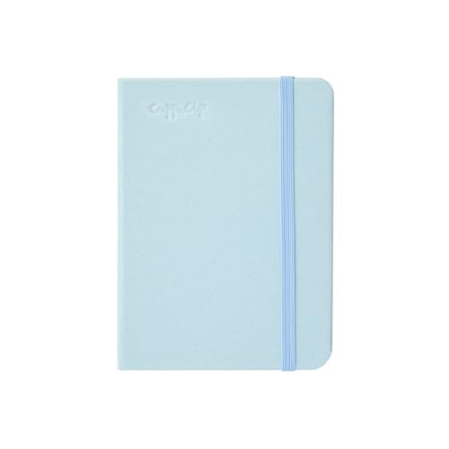 CuppaClip Watercolor Journal 300GSM Fine Grain Art Supplies for Adults Kids Watercolor Pad Wet Media Painting Wood Pulp Paper (Blue, 4.1x5.7in) - color: Blue, size: 4.1x5.7in