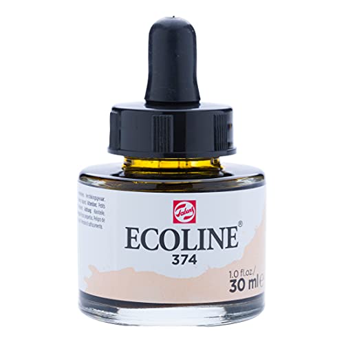 Ecoline Liquid Watercolour Bottle 30 ml Pink beige 374 (11253741) - color: Pink Beige