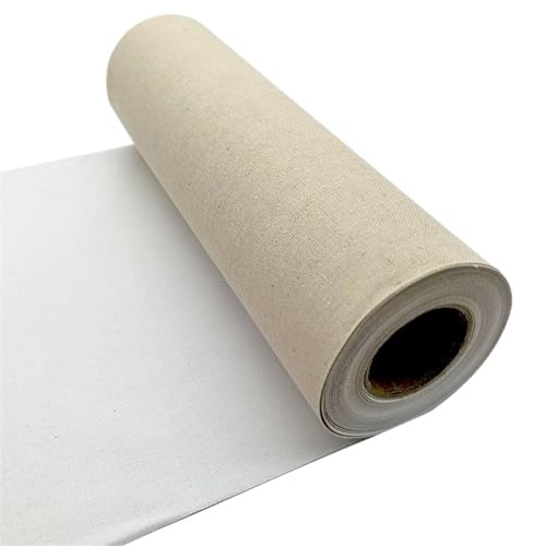 Linen Blend Canvas Roll Oil for Acrylic & Painting, Multiple Sizes(0.38x5m) - color: 0.38x5m