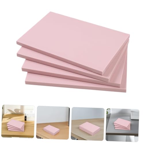 jojofuny 4pcs Professional Linoleum Blocks for Carving Printmaking DIY Carving Material Soft Stamp Kit Smooth Surface