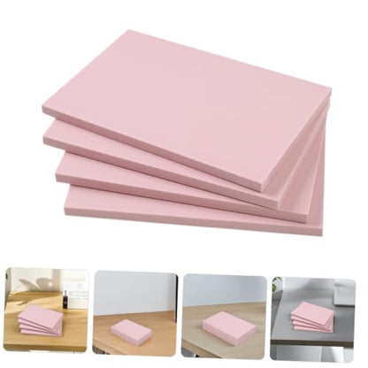 jojofuny 4pcs Professional Linoleum Blocks for Carving Printmaking DIY Carving Material Soft Stamp Kit Smooth Surface