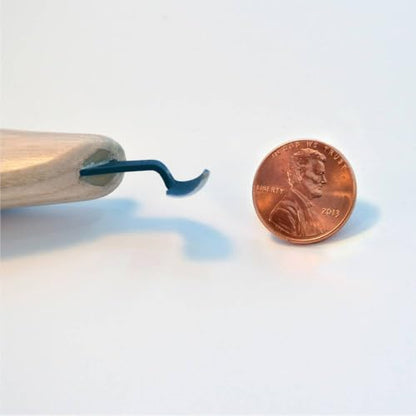 FLEXCUT Wood Carving Tools | Left-Handed Scorp | Carving Gouge | 5/16 Inch (8mm) | 1095 High Carbon Steel Blade | Ergonomic Ash Hardwood Handle | KNL23 | Made in the U.S.A. - style: 5/16" Left-Handed Scorp