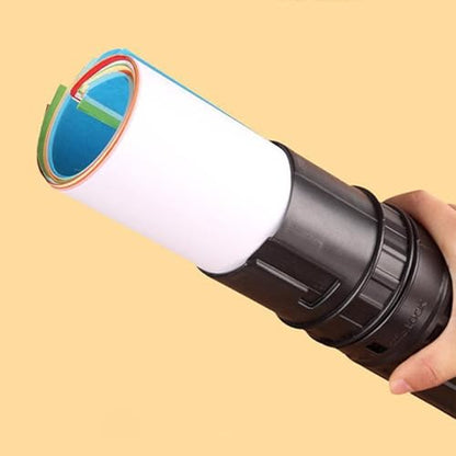 DEWEL 2Pcs Poster Tube Extends from 30" to 51", Waterproof Telescoping Plastic Art Tube for Poster Art Document Blueprint Fishing Rod, Light Resistant with Carrying Strap(Black XL Size) - color: Black (Striped), size: X-Large