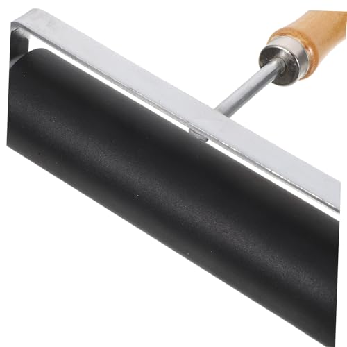Unomor Hard Rubber Roller Large Printmaking Tool for DIY Ink and Stamping Crafts, Precision Craft Roller for Block Printing and Painting Projects