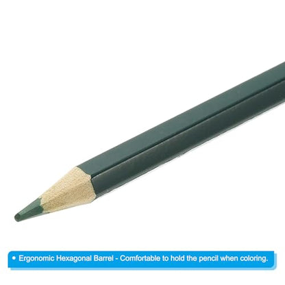 PATIKIL Watercolor Pencil, 6Pcs Water Soluble Pencils for Blending, Coloring, Sketch Drawing, Painting, Dark Green - color: Dark Green