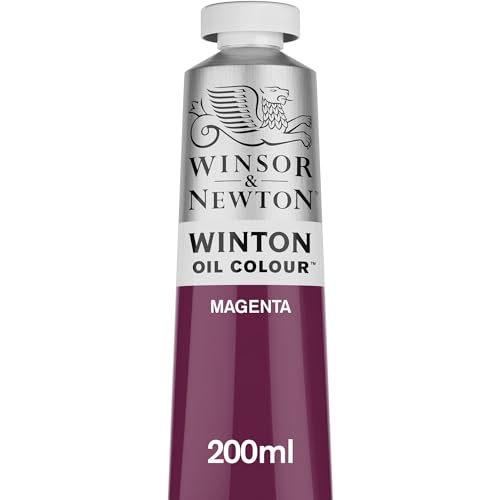 Winsor & Newton Winton Oil Color, 200ml (6.75-oz) Tube, Magenta - color: Magenta, size: 6.75 Fl Oz (Pack of 1), style: 6.75-oz Tube