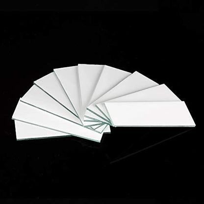 StonyLab Glass Backed TLC Classical Silica Gel Plate, 2.5 x 7.5 cm Thin Layer Chromatography Analytical Plate with Silica Gel, Pack of 80