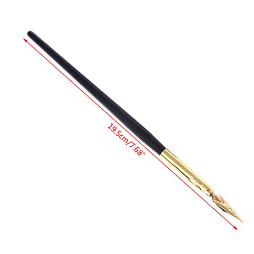 Calligraphy Drawing Dip Nib Pen Set Writing Antique Elegant Gifts Glass Dip Pens For Artists, as described