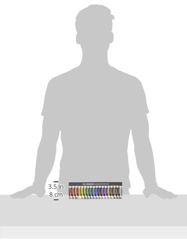 Holbein Artist Gouache Set G703 : 18 x 5ml tubes