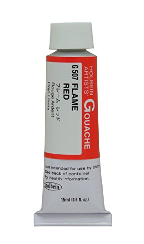 Holbein Artists Gouache Flame Red 15ml (A)