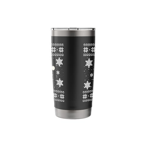 Spongebob SquarePants Holiday Christmas Graphic Stainless Steel Insulated Tumbler - color: Black
