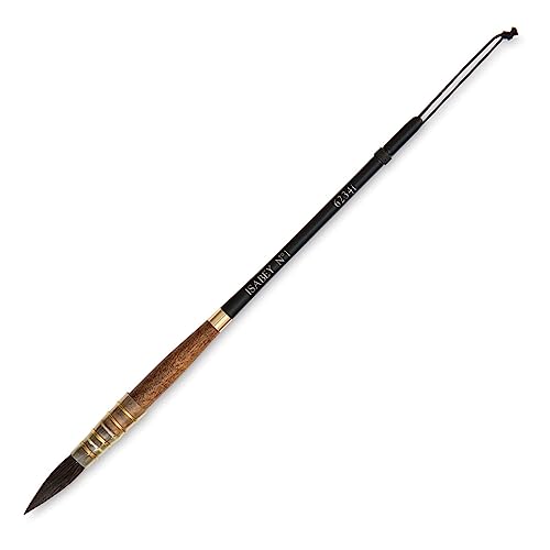 Isabey Vintage Siberian Blue Squirrel Brush, Quill Mop, 1, Natural - size: 1