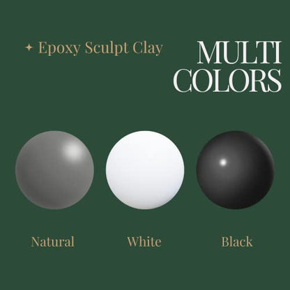 Smalltongue AB Epoxy Sculpt Clay, 2 Part Modeling Compound (A & B) 2 Pound, Epoxy Sculpture Modeling Paste Clay, for Modeling, Repair, Fill Up Retrofit and Sculpture, White - color: WHITE, size: 2 Pound