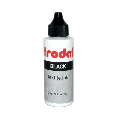 Trodat Textile and Clothing Marker Ink, 60 cc (2 oz) bottle