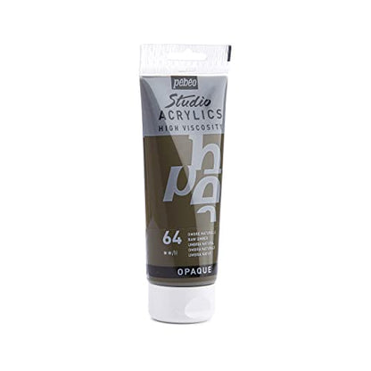 Pebeo - Acrylic Fine Studio Acrylics - Raw Umber - Raw Umber 100ml/3.38oz - color: Raw Umber