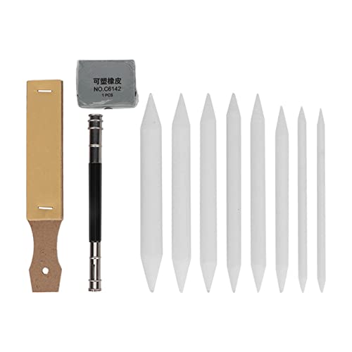 Semme 3 Sets Blending Stumps Tortillions Premium Drawing Tools for Artists Students and Charcoal Sketching