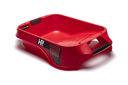 Handy Paint Tray, Deep-Well Design Holds Up to a Gallon of Paint or Stain, Sturdy Handles on Both Ends, Integrated Magnetic Brush Holder - size: Deep Well Tray