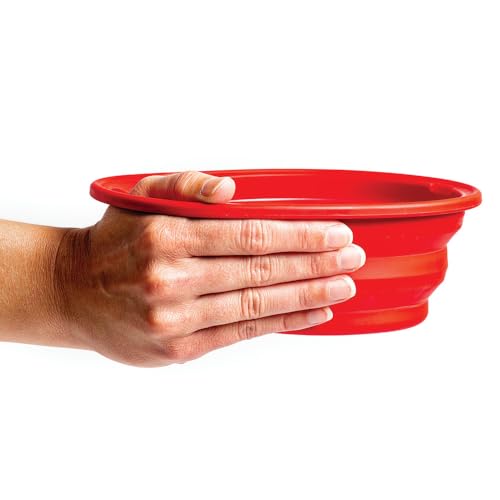 HP CO. HANDY PRODUCTS Collapsible Paint Handy Snap Cups – 3 Pack, Peel-Away Design for Mess-Free Cleanup, Ergonomic Grip, Portable Storage