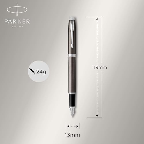 Fountain pen PARKER IM, size F, ink cartridge.