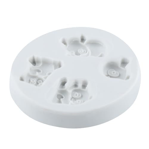 Panda Polymer Clay Mold Animal Panda Silicone Molds for DIY Crafts Epoxy Resin Casting Air Dry Polymer Clay Plaster Jewelry Making - color: Style E