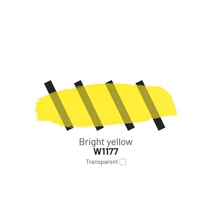 Kamenskaya Acrylic Inks for Artists - 'Bright Yellow' Acrylic Ink, 3.38 Fl Oz (100 ml) - color: Bright Yellow