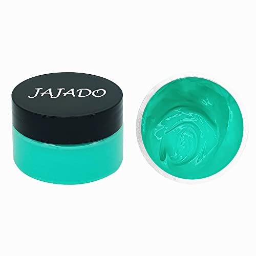 JAJADO Emerald Chalk Paste for Stencil, Mesh Transfer Adhesive Paint for Crafts, Wood, T-Shirt, Chalkboard, Furniture, DIY Home Decor - color: Emerald Blue
