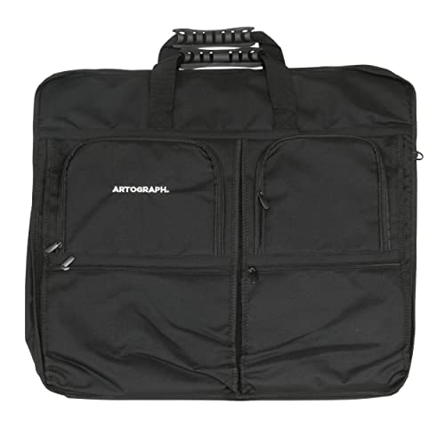 Artograph Padded Carrying Bag, Protective Travel Case for LightPads, Laptops, Art Supplies & Sketch Pads, Multiple Zippered Pockets, Durable Nylon, Portable Artist Storage Tote, 24 x 22.5-Inch - size: 24 x 22.5-Inch