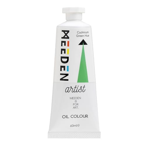 MEEDEN Artist Grade Oil Paint: Cadmium Green Hue - 60ml/2oz Tube - Professional Art Paints for Canvas Painting - color: Cadmium Green Hue, style: 60ml/2oz