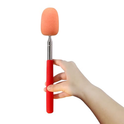 2 Sets Telescoping Sponge Stick with 2 Extra Replaceable Absorbent Sponge Heads, Pottery Supplies for Artist and DIYers to Remove Excess Water from Pottery, Adjustable Length from 8.8'' to 39''