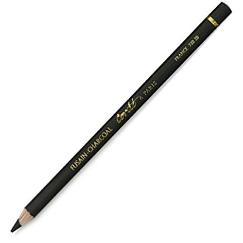 Conté a Paris 2285 Artist Quality Charcoal Pencil for Contrasting and Flat Drawing, Writing and Sketching - 2B - size: 1 Count (Pack of 1)