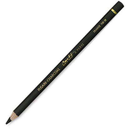 Conté a Paris 2285 Artist Quality Charcoal Pencil for Contrasting and Flat Drawing, Writing and Sketching - 2B - size: 1 Count (Pack of 1)
