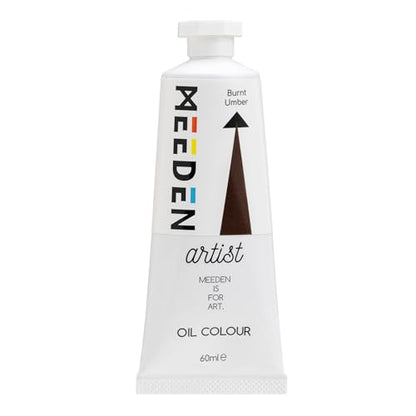 MEEDEN Artist Grade Oil Paint: Burnt Umber - 60ml/2oz Tube - Professional Art Paints for Canvas Painting - color: Burnt Umber, style: 60ml/2oz