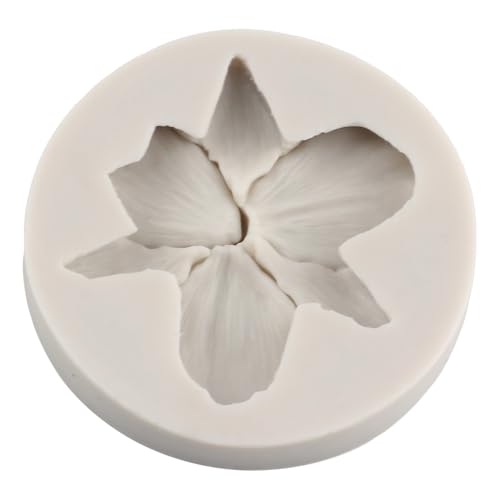 Orchid Flower Polymer Clay Mold Orchid Silicone Molds for DIY Crafts Epoxy Resin Casting Air Dry Polymer Clay Plaster Jewelry Making - color: Style K