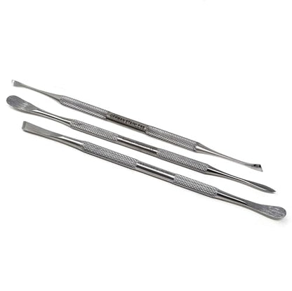 A2ZScilab - Stainless Steel Spatula Wax & Clay Sculpting Tool Carver Set, Carving Pottery Tools - Sculpture Shaper Polymer Modeling Tools for Clay, Pottery, Ceramics Artwork & Holiday Crafts (3PK) - style: 3PK