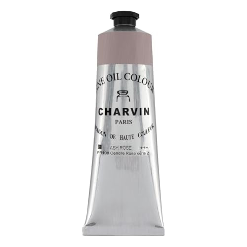 Charvin Extra Fine Oil Paint 150 mL Tube Ash Rose – Professional Artist Oil Color, Archival Quality, Smooth Finish, Nature-Inspired Tone - color: Ash Rose