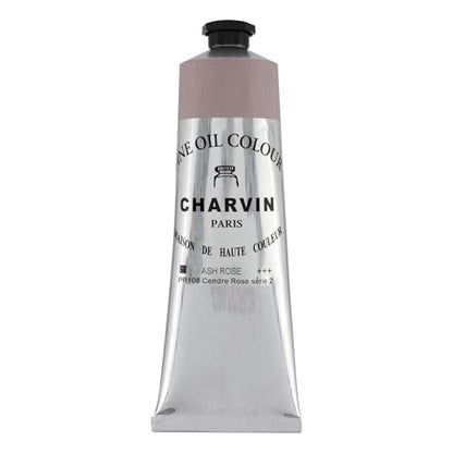 Charvin Extra Fine Oil Paint 150 mL Tube Ash Rose – Professional Artist Oil Color, Archival Quality, Smooth Finish, Nature-Inspired Tone - color: Ash Rose