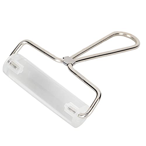 Sunicon Acrylic Roller, with Handle Transparent Polymer Clay Non stick Craft Pottery Ceramic Sculpture Hand Tool (10cm roller) - size: 10cm roller
