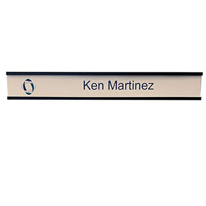 Perforated Paper Nameplate Inserts, Pack of 20 (8" x 1") - color: White, size: 8" x 1"