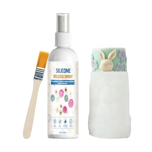 Silicone Release Spray – Epoxy Mold Demolding Agent, Smooth Separation Formula | Free Protection for Resin Candle DIY Mold Making