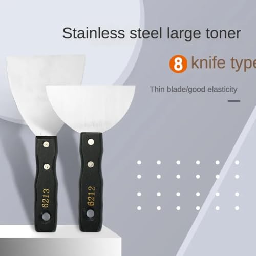 8 multi-shape large shovel blade single color palette scraper pointed knife oil paint acrylic gouache knife shovel creation paint