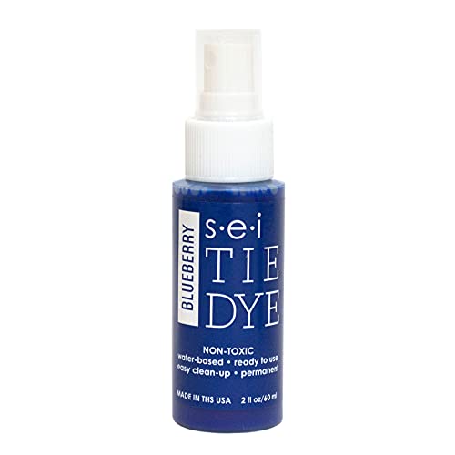 S·E·I S.E.I Blueberry Tie Dye Spray Bottle, 2- Ounces, Fabric Spray Dye - color: Blueberry, size: 1 Pack