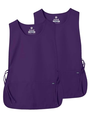 Adar Universal Cobbler Apron 2 Pack - Unisex Cobbler Apron - color: Purple, size: Standard