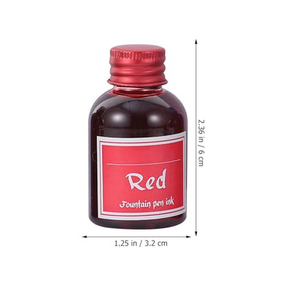 10 Bottles Non-Carbon Calligraphy Pen Ink for Dip Pens and Scrapbooks, Quick-Drying Dye-Based Ink with High Permeability, Suitable for Special Occasions and Sketching