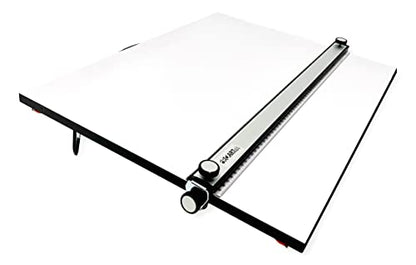Proartek PK00015 Model PXB24 Portable Drafting Drawing Board 18" x 24"; PXB Series; Adjustable Aluminum Parallel Straightedge; Carry Handle; Architecture Tool for Students and Professionals - size: 18" x 24"