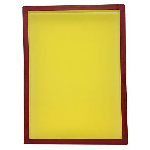 6 PCS 20" x 24"Aluminum Screen Printing Frame Screens with 230 Yellow Mesh Count (Tubing: 1.5"x 1.5")