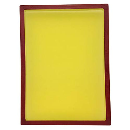 6 PCS 20" x 24"Aluminum Screen Printing Frame Screens with 230 Yellow Mesh Count (Tubing: 1.5"x 1.5")