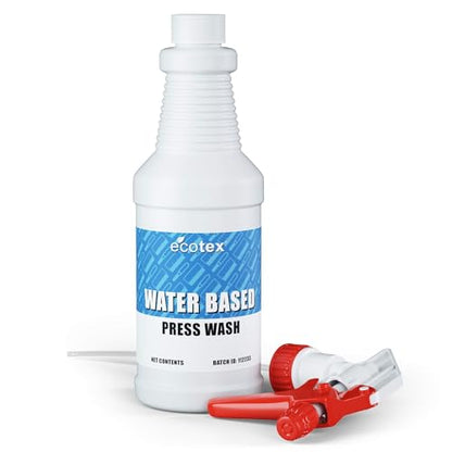 Ecotex® Water Based Press Wash (Pint - 16oz) - Eco-Friendly Mesh Screen Cleaner, For Screen Printing Screen to Remove Water Based Screen Printing Ink - Screen Printing Supplies - size: 16 Ounce (Pack of 1)