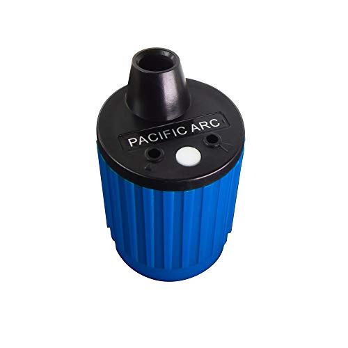 Pacific Arc Hand Held Rotary Lead Pointer with Sharp and Blunt Settings and Lead Cleaner, Blue